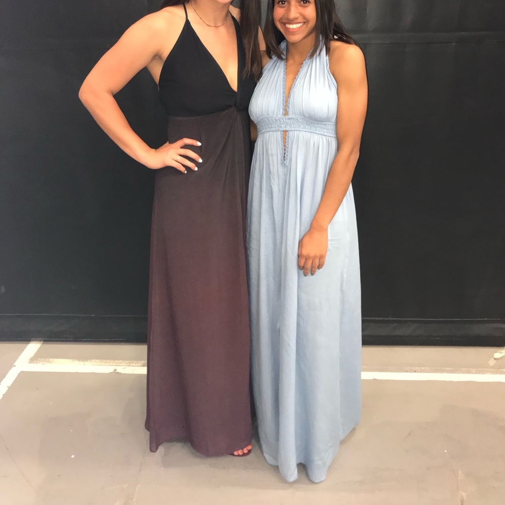 Maroon formal dress- Tobi